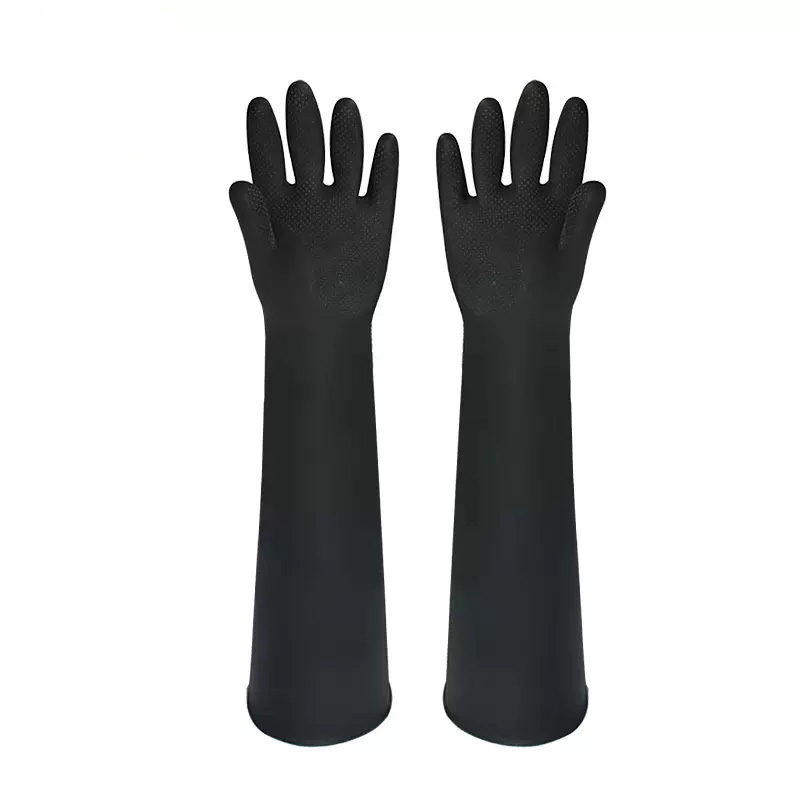 威蝶55CM-B工業耐酸堿乳膠手套