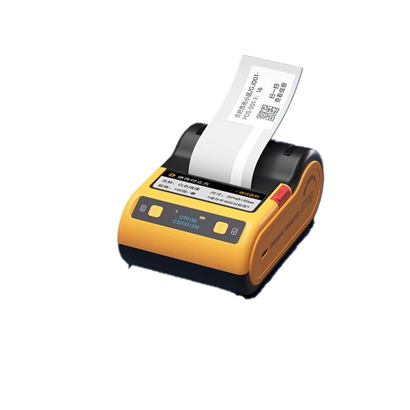 DTPrinter德佟DT5150手持小型藍牙一體式熱轉(zhuǎn)印通信線纜標(biāo)簽打印機