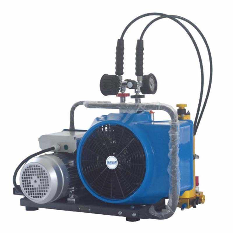 寶恩BBC-100ET/H呼吸空氣填充泵-臥式可移動雙壓款