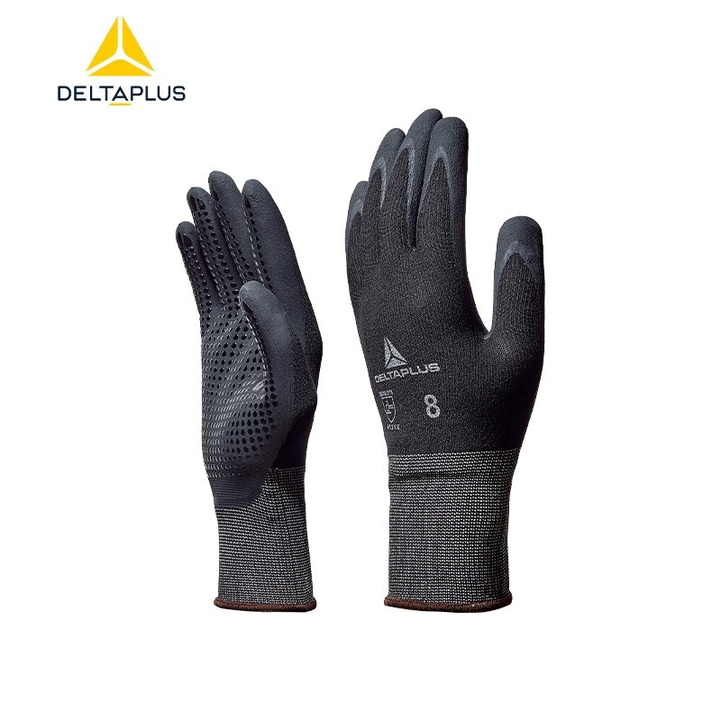 代爾塔201712 VE724丁腈涂層工作勞保手套