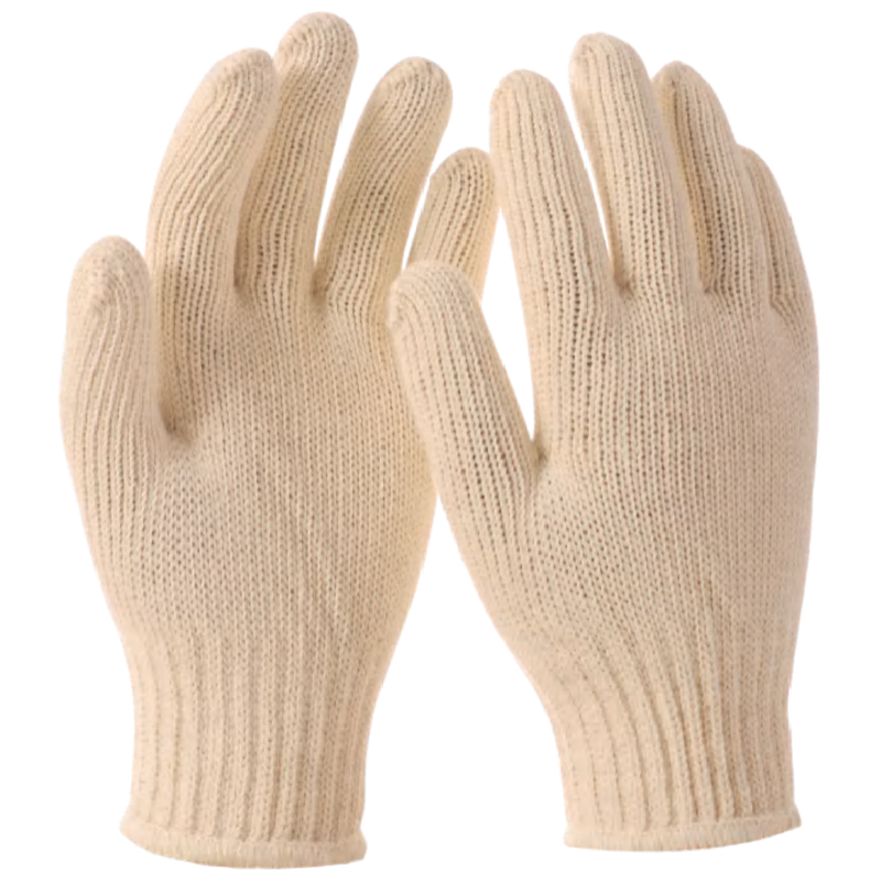 好員工H7-C650本白全棉手套