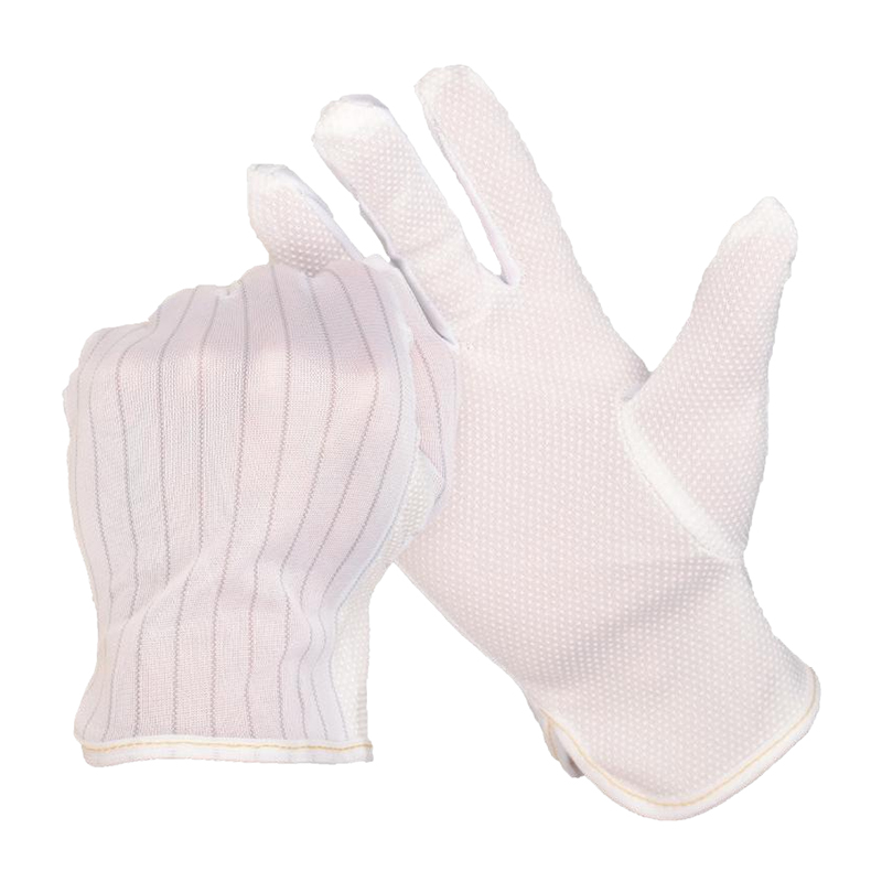 好員工T403 PVC點(diǎn)珠防靜電手套