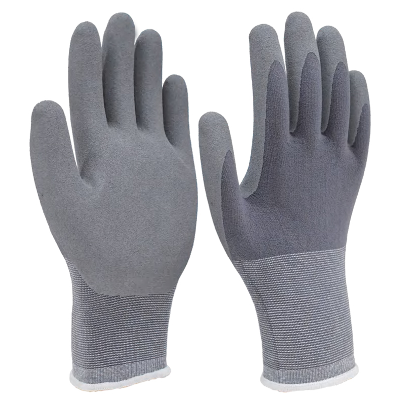 好員工N315乳膠磨砂涂層手套