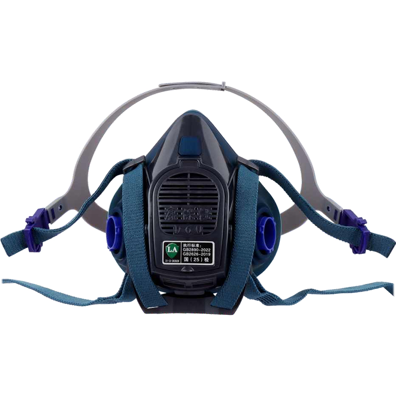 康保仕D60硅膠防毒半面具帶振動(dòng)傳聲裝置