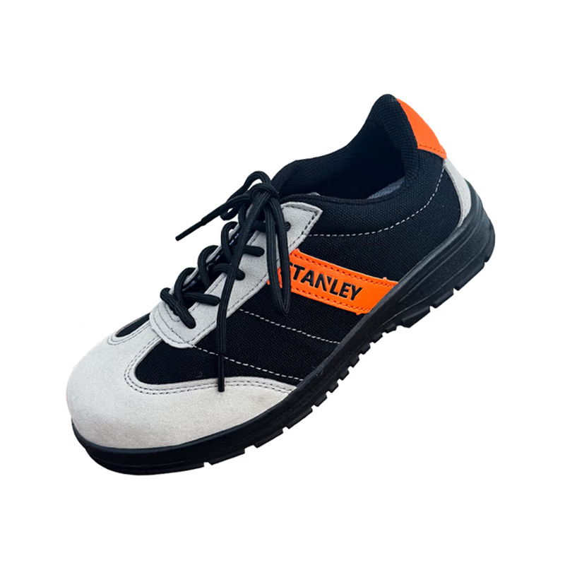 STANLEY史丹利ST6133白色帆布超纖耐磨防滑防砸安全鞋