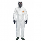 杜邦Tychem4000S帶帽連體防護(hù)服C級防化服SLCHZ5TWH(項目型)