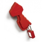 Brady貝迪65318紅色獨創纜鎖