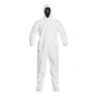 Dupont杜邦Tyvek IsoClean帶帽連體滅菌潔凈服IC105S WH CS Dupont杜邦Tyvek IsoClean帶帽連體滅菌潔凈服IC105S WH CS