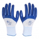 星宇N588十三針白尼龍丁腈勞保手套