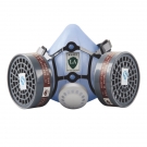 以勒9680A雙濾盒半面罩防毒面具