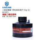 海固P-Hg-2二級帶失效檢測汞水銀濾毒罐