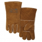 友盟AP-0606金棕色牛二層皮全皮電焊手套