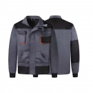 友盟AP-4502灰色加黑色阻燃工作服上衣