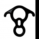 建鋼660702 8字環下降器