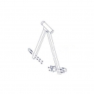 3M 6116010鍍鋅安全系統頂部支架