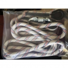 宏建14mm滌綸三股繩雙小鉤15米安全繩