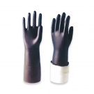 雪蓮22131BL氯丁橡膠絨里直邊袖口鉆石紋防護手套