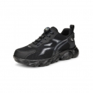 GUYISA古伊薩F021運(yùn)動(dòng)系列防砸防刺穿智能旋鈕款黑色安全鞋