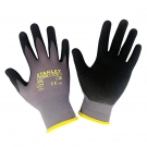 STANLEY史丹利ST5390灰色乳膠發泡浸掌耐磨防滑勞保手套