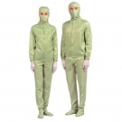 嘉柏利通F-1314W綠色拉鏈式分體潔凈服