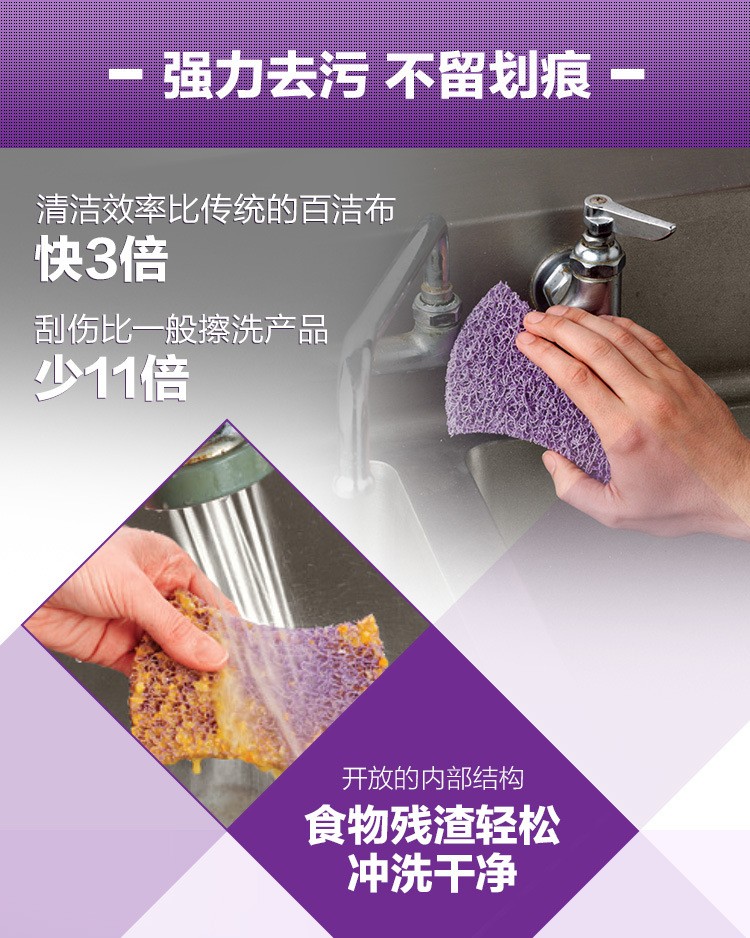 3M思高2020紫色百潔布圖片3