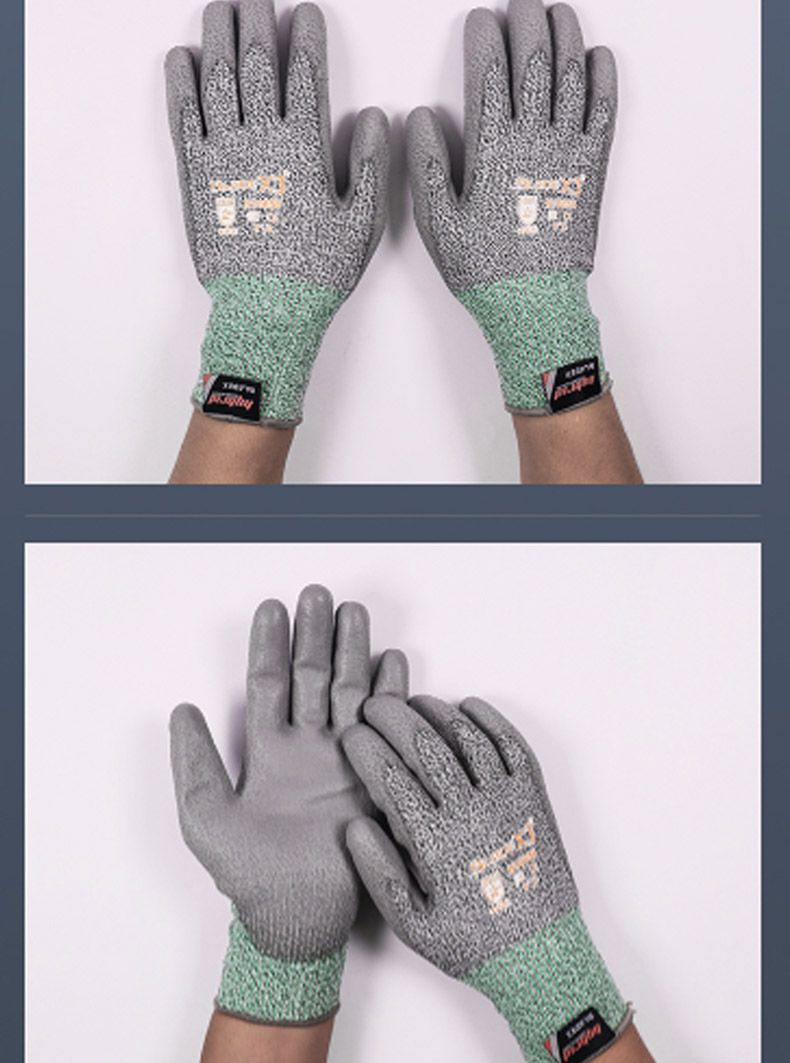 賽立特N10658-10PU涂層3級防割手套圖片12