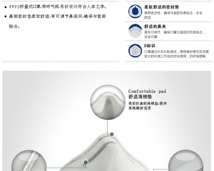 UVEX優唯斯8732200罩杯式防塵口罩圖片2