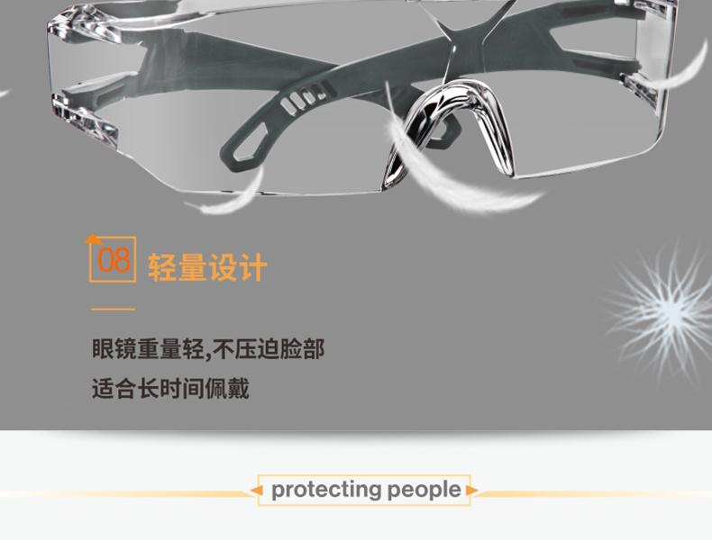 UVEX優唯斯9065129防刮擦防霧防護眼鏡圖片13