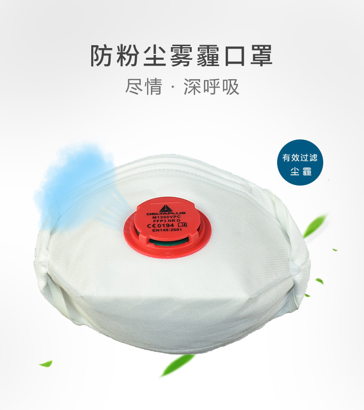 代爾塔104106防塵口罩圖片1