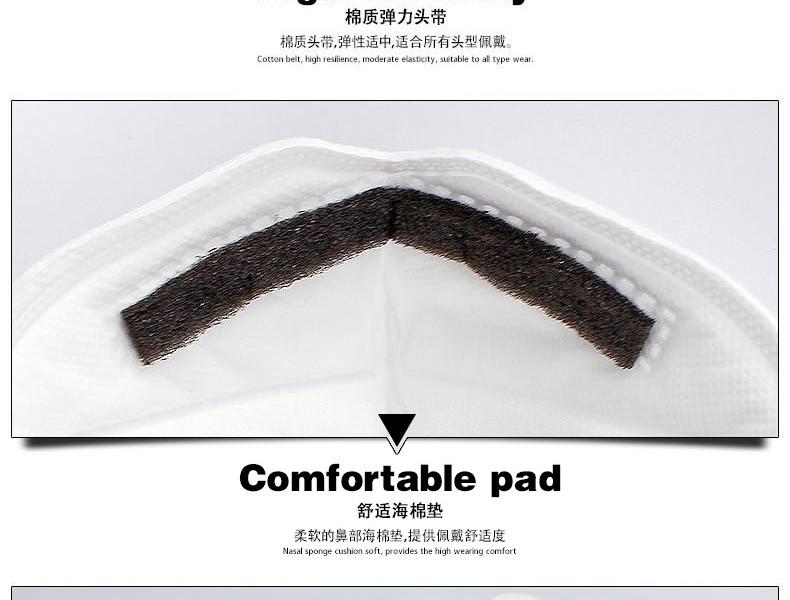 UVEX優(yōu)唯斯8721210折疊式帶閥KN95防塵口罩圖片8