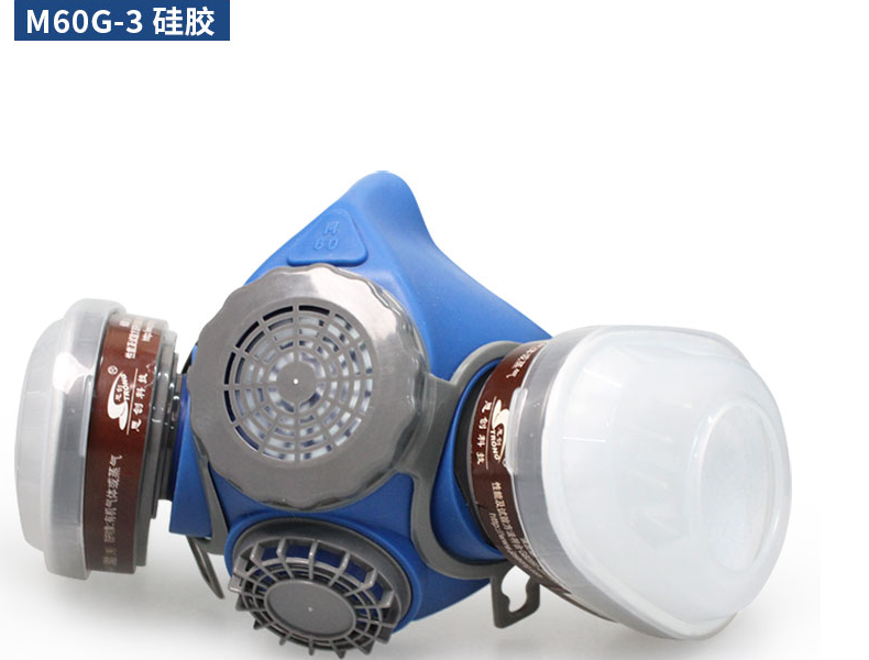 思創ST-M60G-3硅膠半面罩防毒面具圖片17