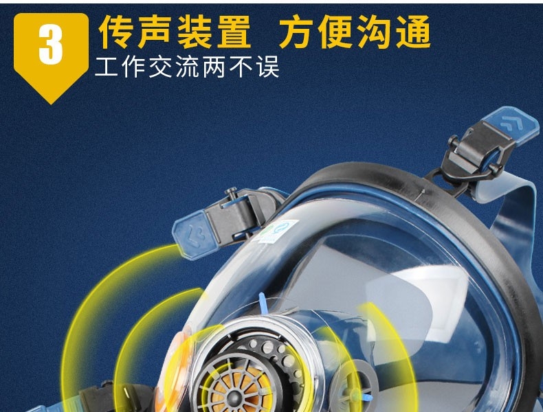 思創ST-S100X-2橡膠全面罩防毒面具圖片10