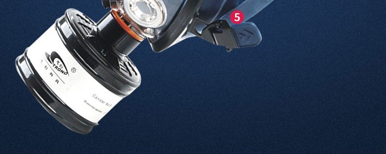 思創ST-S100X-2橡膠全面罩防毒面具圖片15