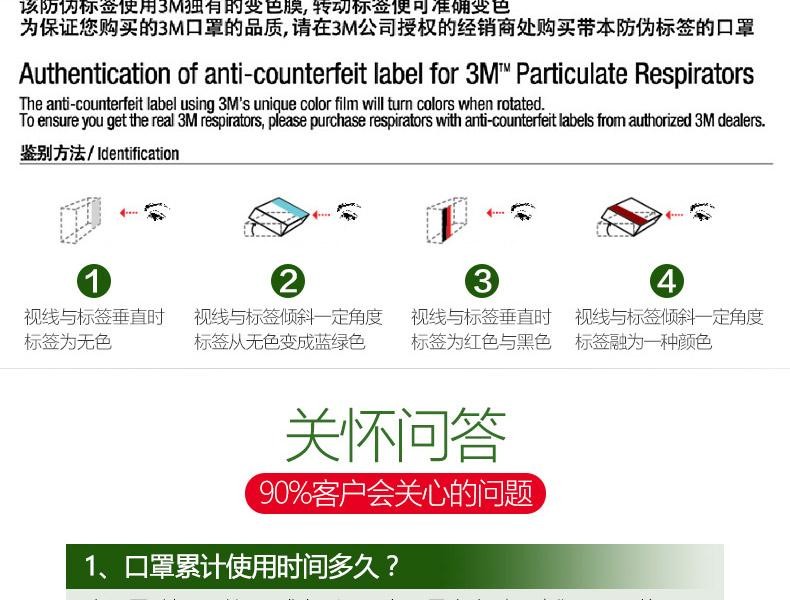 3M9041V KN90防有機蒸氣異味口罩圖片18