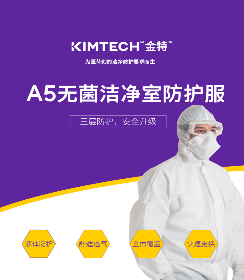 金佰利88801無菌潔凈服圖片1