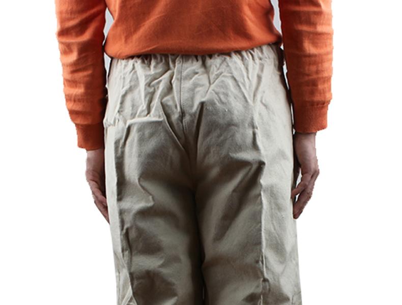 花護帆布噴砂褲圖片5