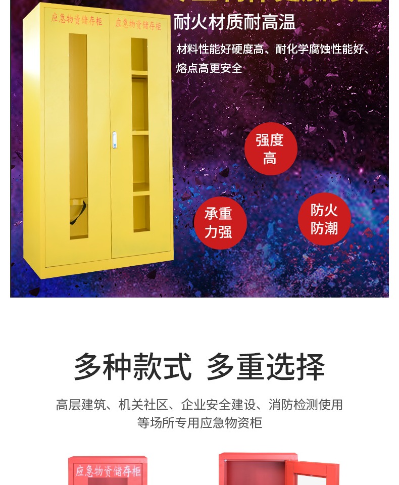 ppe應急物資柜緊急事故防護用品儲存柜圖片4