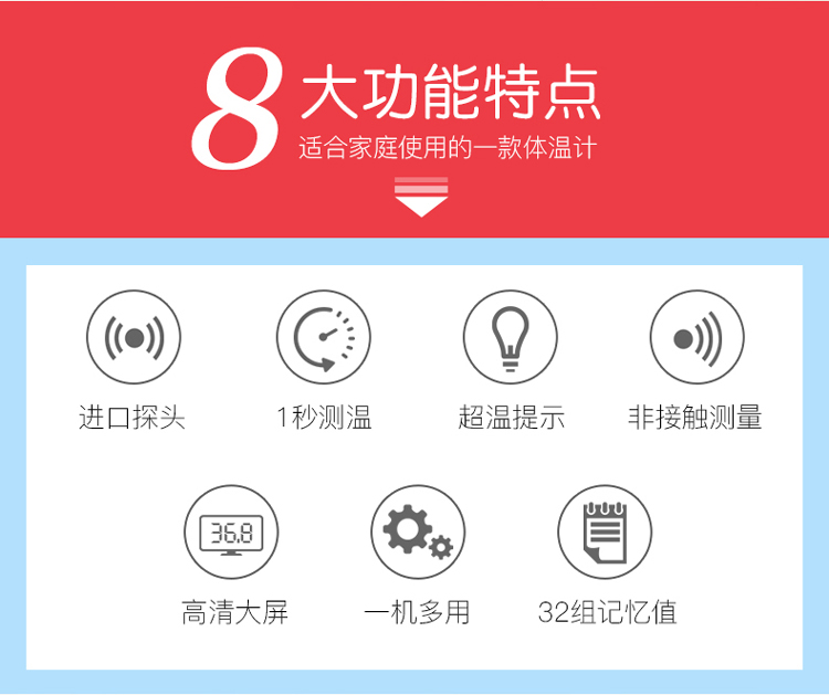 倍爾康JXB-178額溫槍圖片2