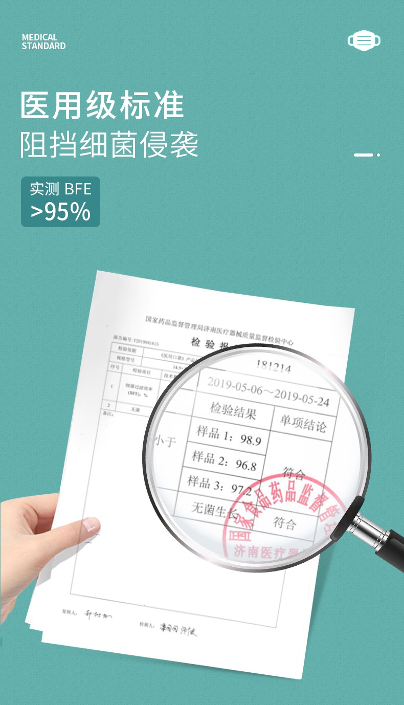 三奇兒童醫(yī)用口罩圖片7