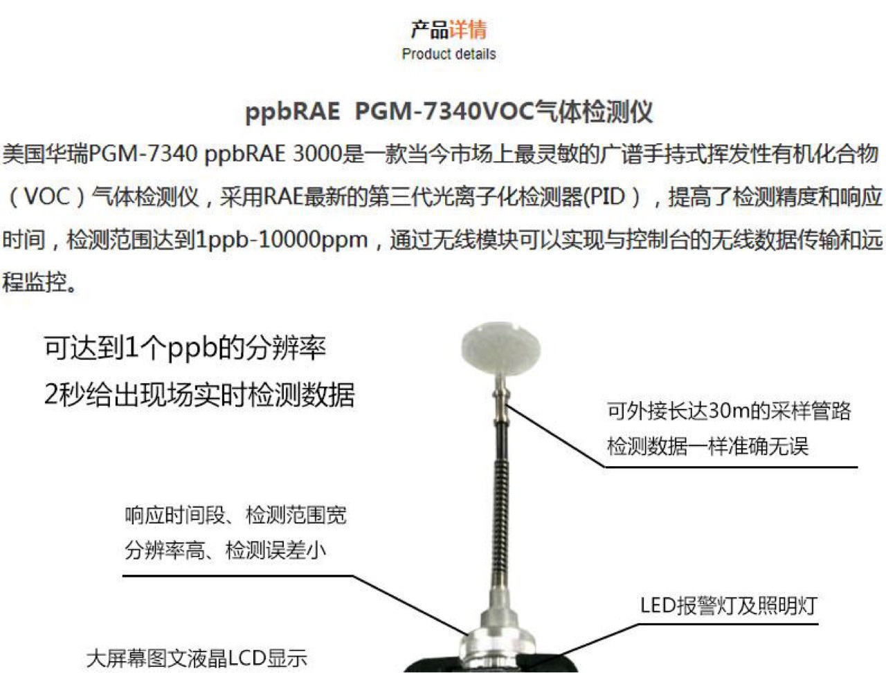 霍尼韋爾PGM-7340揮發(fā)性有機物VOC檢測儀圖片1