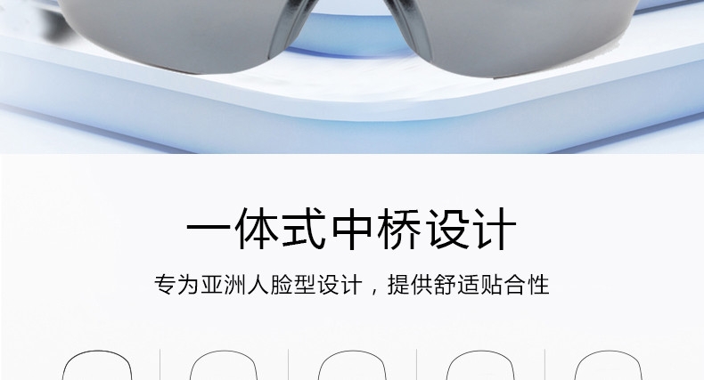 Honeywell霍尼韋爾100022VL1-A加強防刮擦防護眼鏡圖片2