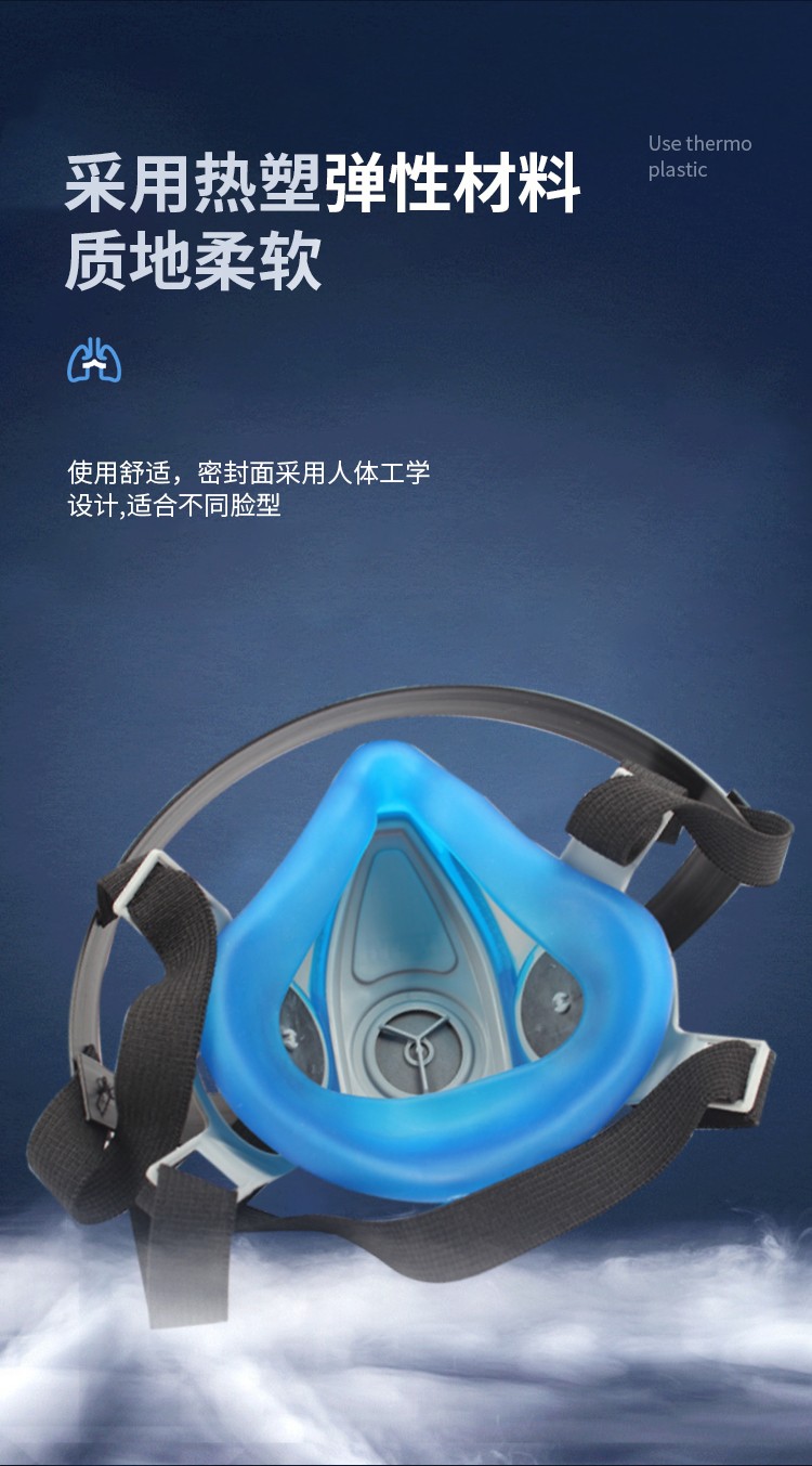 梅思安10120785Advantage優越系列200LS型半面罩呼吸器圖片2