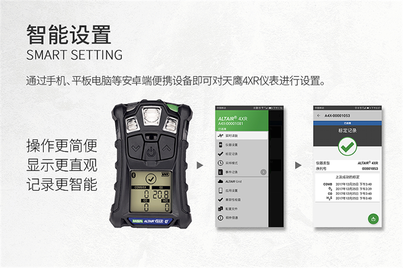 梅思安10196256（國產(chǎn)版）天鷹4XR藍牙版多種氣體檢測儀圖片8