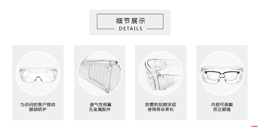 西斯貝爾WG-7280防護眼鏡圖2