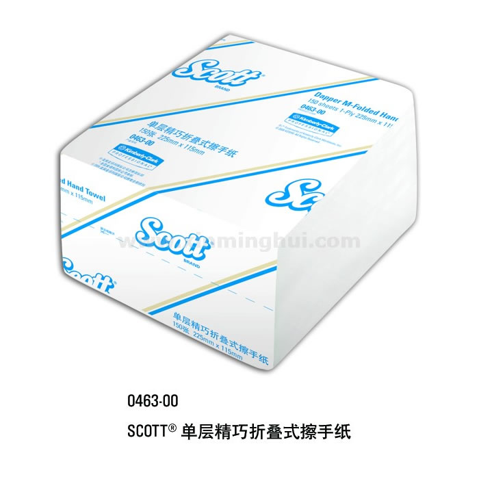 金佰利0463-00單層折疊式擦手紙圖1