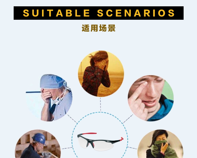 潔適比02-9700透明防護(hù)眼鏡圖5