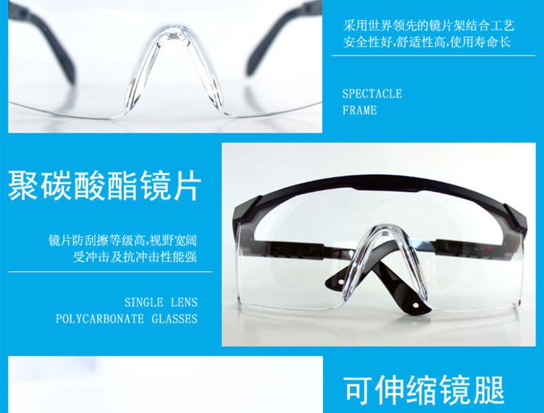 潔適比02-1200Hydra海查藍邊防護眼鏡圖5