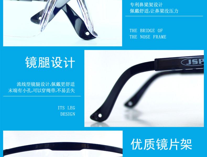 潔適比02-1200Hydra海查藍邊防護眼鏡圖4