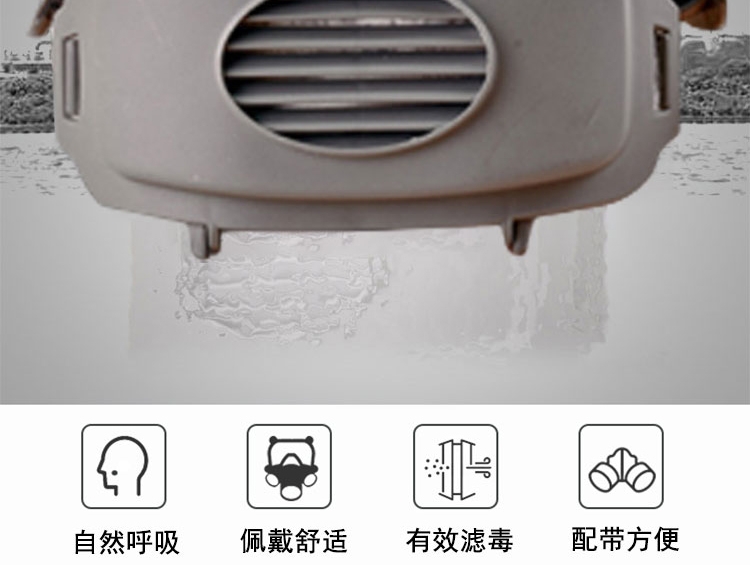 普達(dá)FC-8005防塵面具圖2