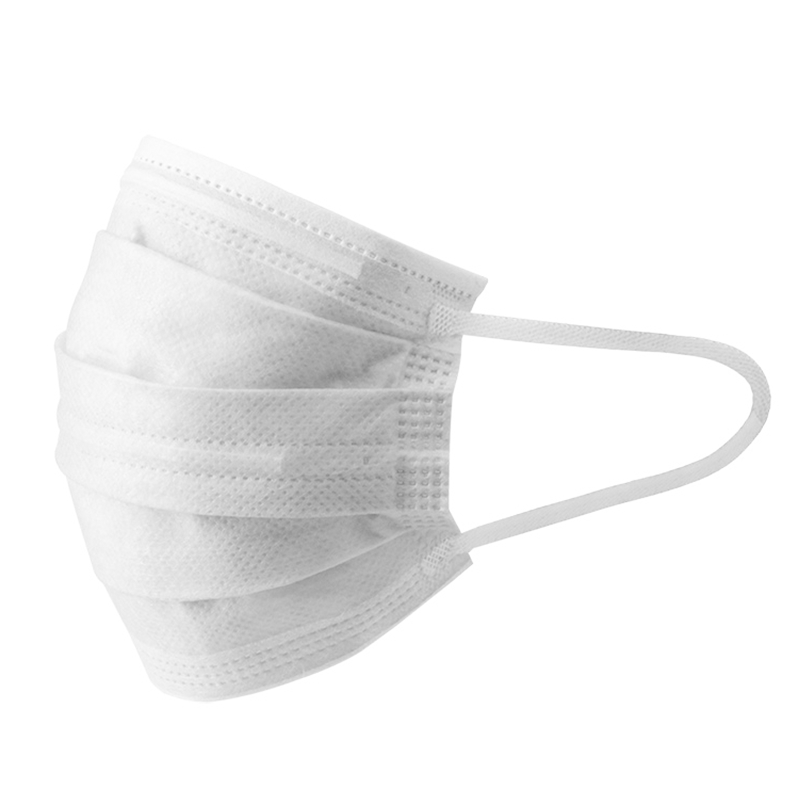 吉可G99白色平面一次性口罩圖片2